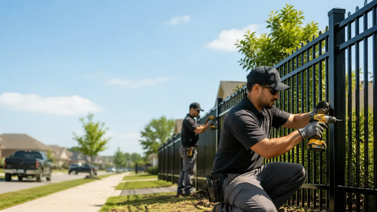 Metal Fence Installation in Stringer, MS